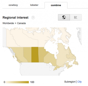 Combine Keyword Search Interest in Canada