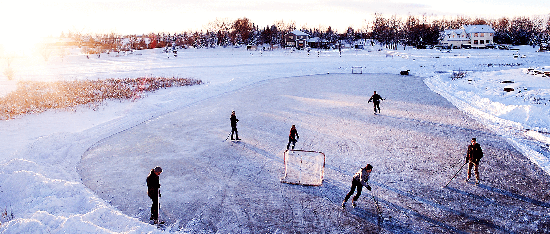 Hockey on a Pond