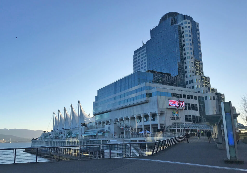 Canada Place at the Vancouver waterfront